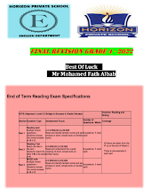 أوراق عمل FINAL REVISION هيكل امتحان لغة إنجليزية مع الحل الصف 4 فصل 3