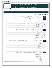 اختبار تقويمي إسلامية صف ثاني عشر فصل 3