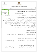 الاختبار التكويني الأول نص عدنا إليك يا مدرستي الصف 4 لغة عربية الفصل 1