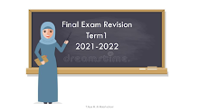 بوربوينت مراجعة Final Exam Revision اللغة الإنجليزية الصف 7 الفصل الأول