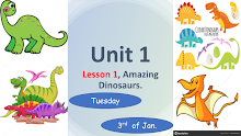حل درس Amazing Dinosaurs لغة إنجليزية الصف 4 الفصل 2