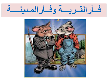 حل درس فأر القرية وفأر المدينة لغة عربية للصف 3