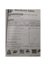 حل وحدة wonderful water انجليزي صف ثاني