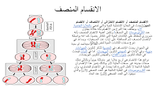 ملخص الانقسام المنصف أحياء صف 9 متقدم