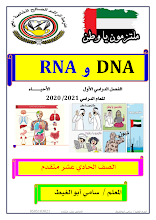 ملخص الحمض النووي DNA و RNA أحياء صف 11 متقدم فصل أول
