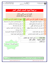 ملزمة الفصل الثاني و3 أحياء صف 10 عام