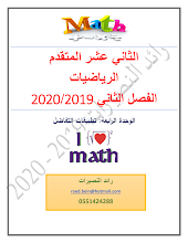 ملزمة الوحدة 4 تطبيقات التفاضل رياضيات صف ثاني عشر متقدم فصل ثاني